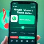 App para colocar música no status do WhatsApp