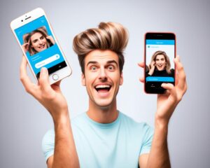 Aplicativo que simula cortes de cabelo