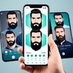 Transforme seu visual com aplicativos que simulam barbas