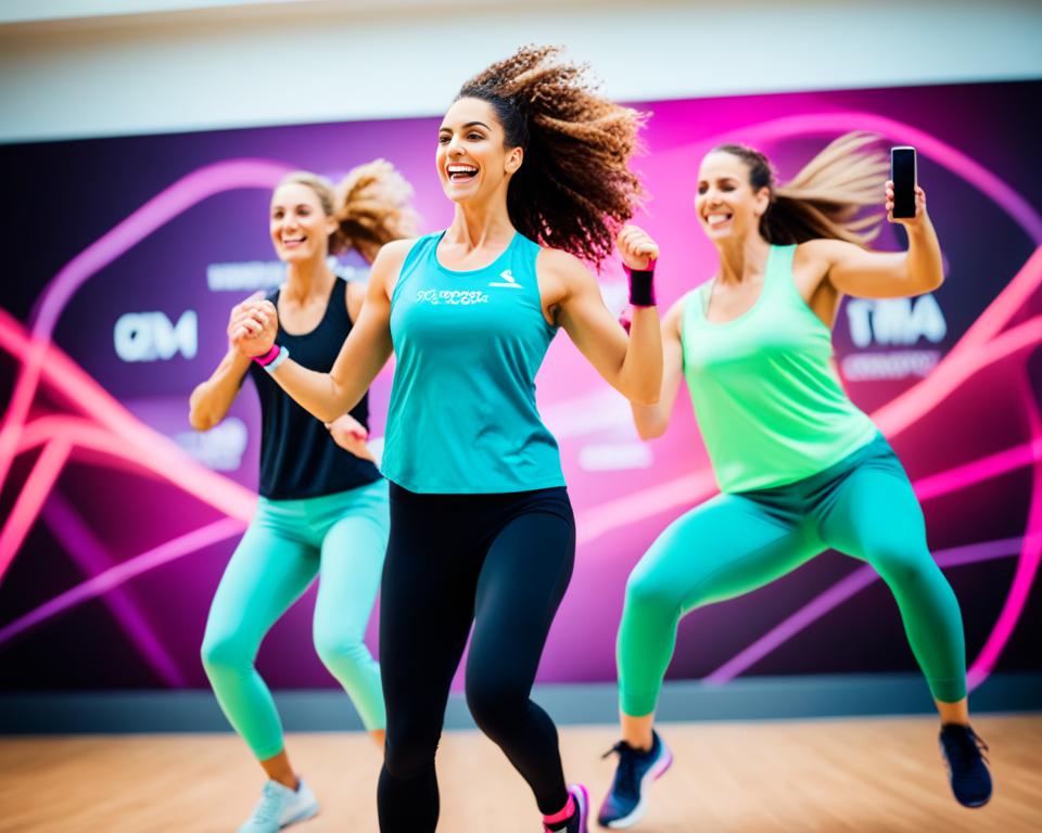 App para aprender a dançar zumba