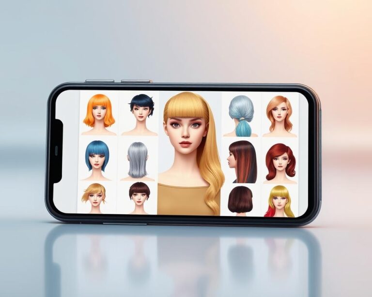App para simulação de cabelo