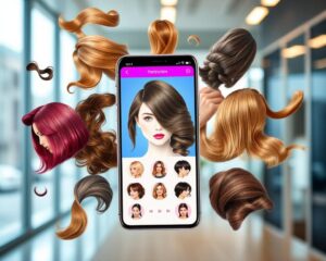 Aplicativo para mudar visual capilar