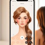 Visualize diferentes cortes e cores de cabelo com este app
