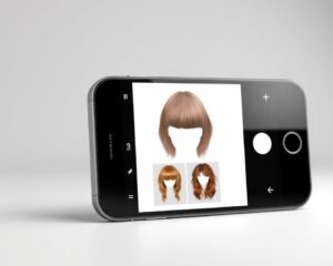 App simulador de cabelo