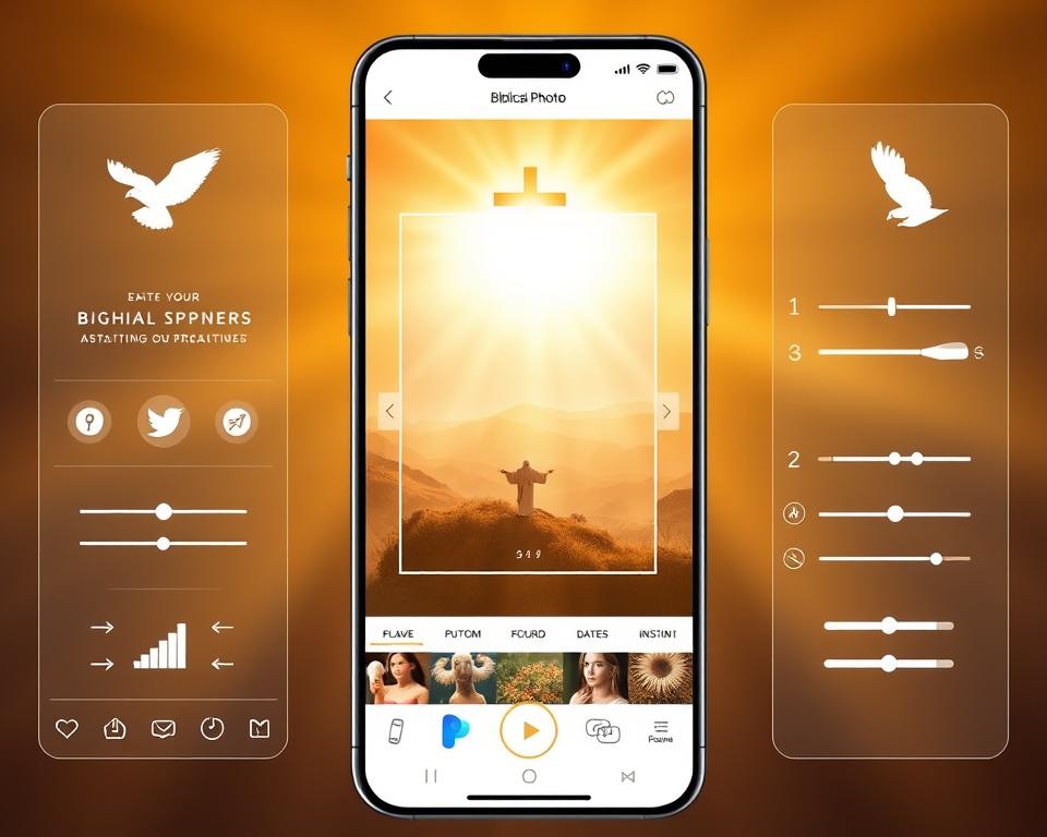 app de edição para abraçar Jesus