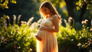 filtro ia: foto de você grávida