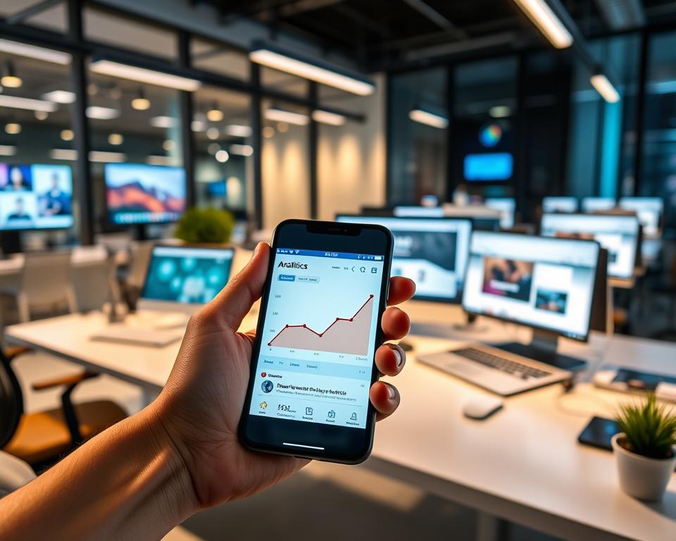 monitoramento de visitantes em redes sociais