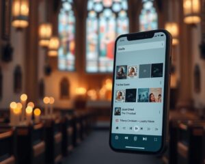 Aplicativo grátis de música cristã