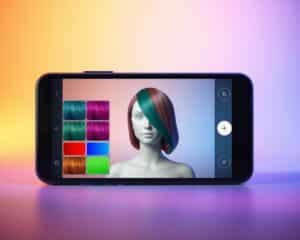 Aplicativo para mudar cor do cabelo