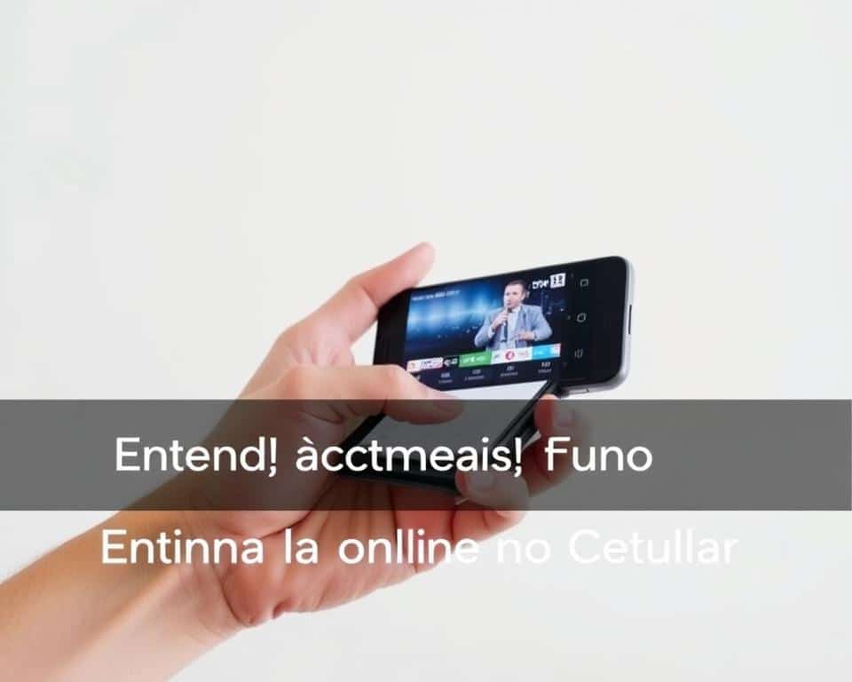 TV online no celular