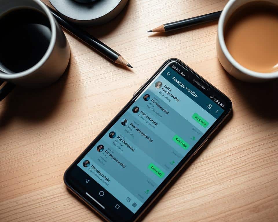 monitoramento de mensagens no celular