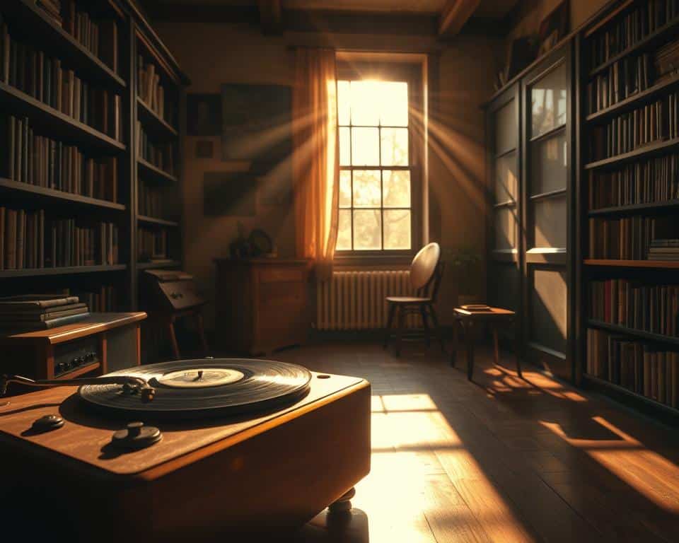 música nostálgica despertando memórias