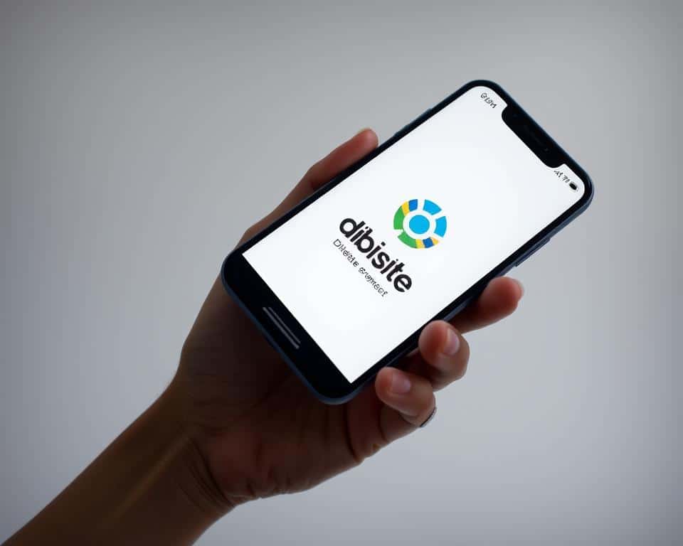 A sleek, modern mobile app interface showcasing a Brazilian diabetes management app. The app's logo and branding are prominently displayed on the device's screen, surrounded by a minimalist, monochromatic design. The app's user interface features clean typography, intuitive icons, and a soothing color palette of blues and grays, creating a calming and user-friendly experience. The device is held in a well-lit, professional studio setting, captured from a low, slightly angled perspective to emphasize the app's digital prowess and credibility. The overall mood is one of trust, simplicity, and the app's ability to empower users to take control of their diabetes management.