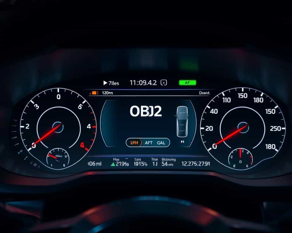 A technologically advanced dashboard display with a clean, intuitive interface showcasing real-time vehicle diagnostics and control. The screen is dominated by a large, high-resolution OBD2 interface, surrounded by an array of digital gauges and indicators providing comprehensive information about the vehicle's systems. The lighting is subtle and ambient, creating a sense of professional, technical sophistication. The overall composition emphasizes the depth and complexity of the vehicle's electronic control systems, inviting the viewer to appreciate the advanced level of control and monitoring available through OBD2 technology. A technologically advanced dashboard display with a clean, intuitive interface showcasing real-time vehicle diagnostics and control. The screen is dominated by a large, high-resolution OBD2 interface, surrounded by an array of digital gauges and indicators providing comprehensive information about the vehicle's systems. The lighting is subtle and ambient, creating a sense of professional, technical sophistication. The overall composition emphasizes the depth and complexity of the vehicle's electronic control systems, inviting the viewer to appreciate the advanced level of control and monitoring available through OBD2 technology.