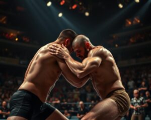 Luta livre em tempo real — entre já