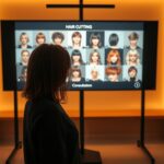 Teste cortes de cabelo antes de cortar