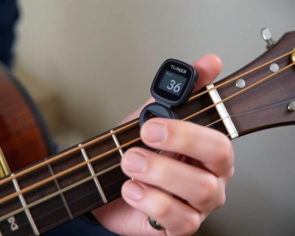 afinador de violão eletrônico