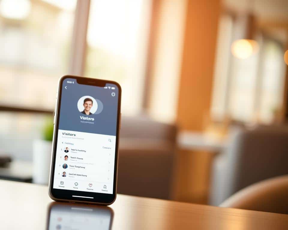aplicativo para identificar visitantes