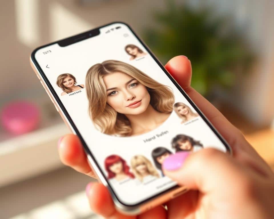 app para simular cortes de cabelo