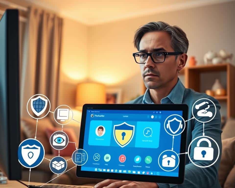 ferramenta de proteção on-line