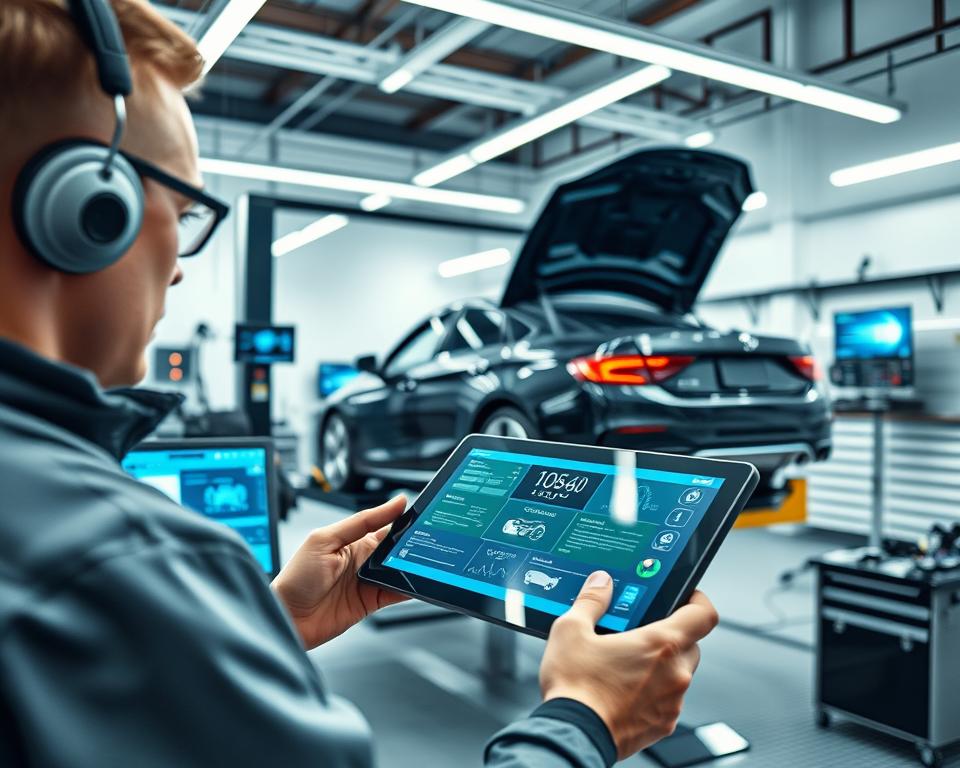 manutenção automotiva digital