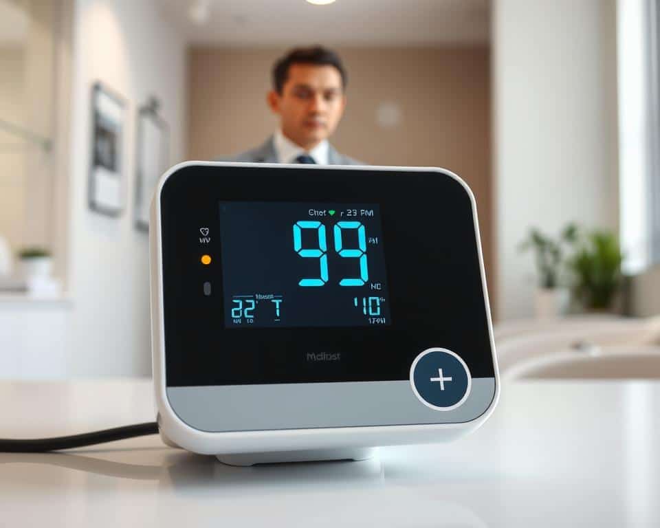 Acompanhe a pressão em tempo real