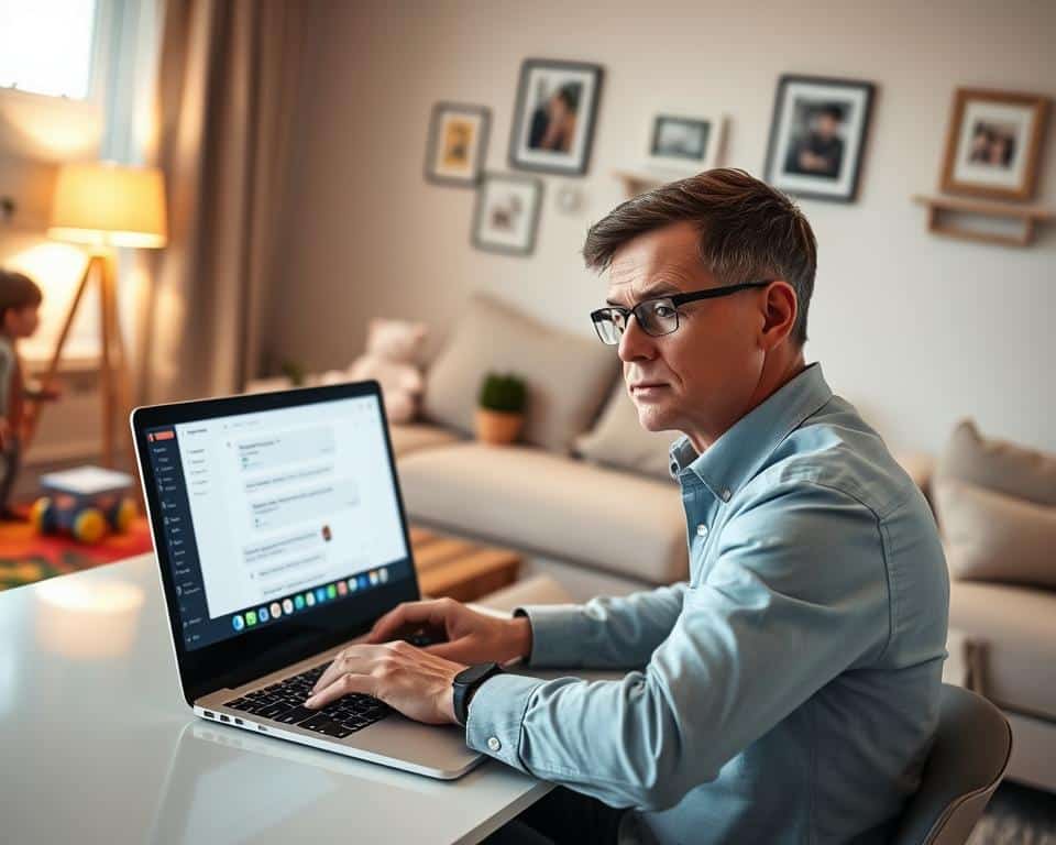 Acompanhe mensagens com controle parental