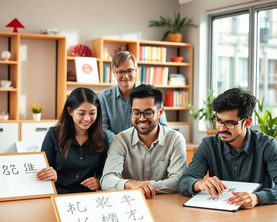 Primeiros passos em aulas de japonês