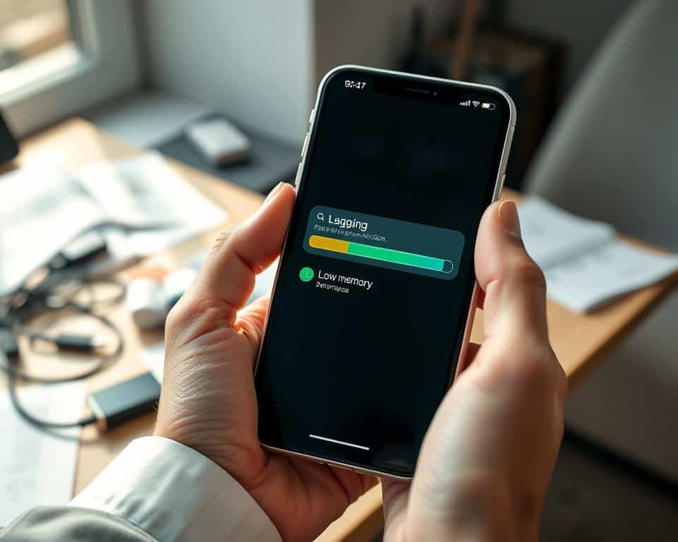 Sinais de problemas de desempenho no celular