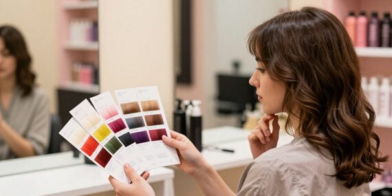 Teste cores de cabelo antes de pintar