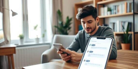 Ver mensagens com controle parental