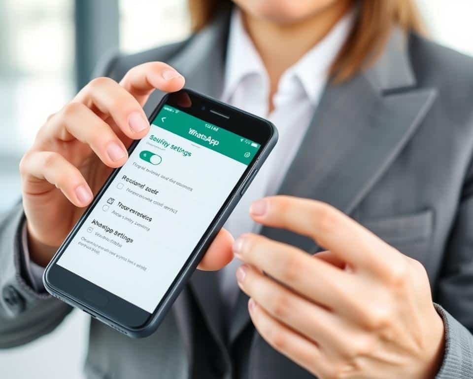 como colocar senha no whatsapp