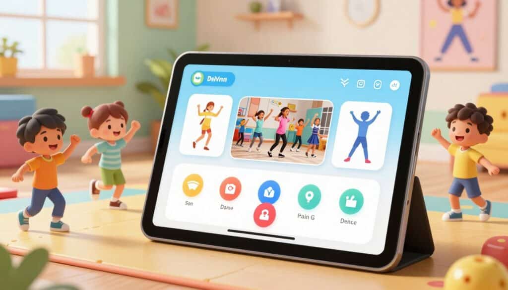 Aplicativo de dança infantil