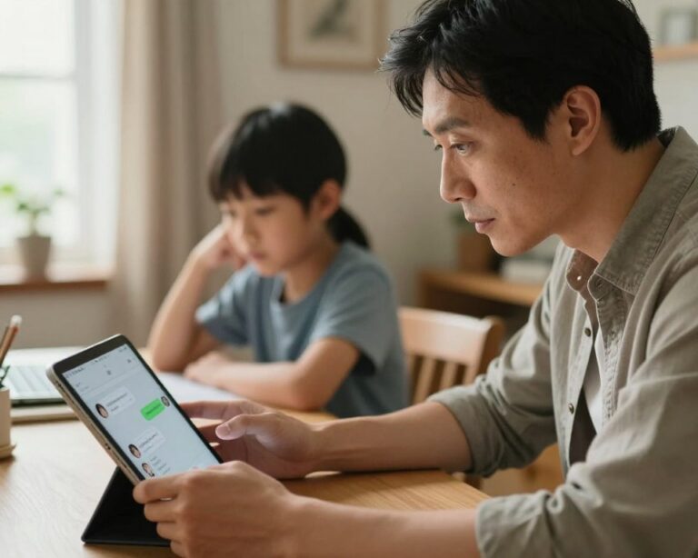 Supervisão de conversas via controle parental