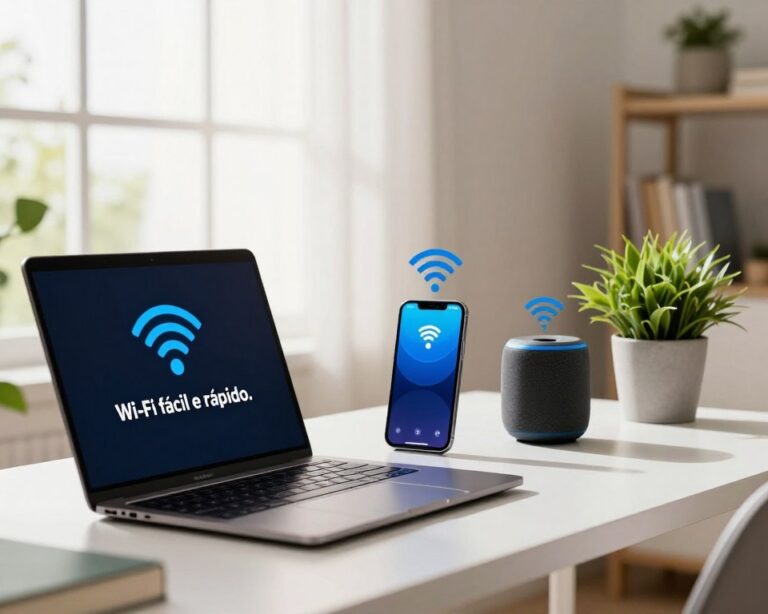 Wi-Fi fácil e rápido