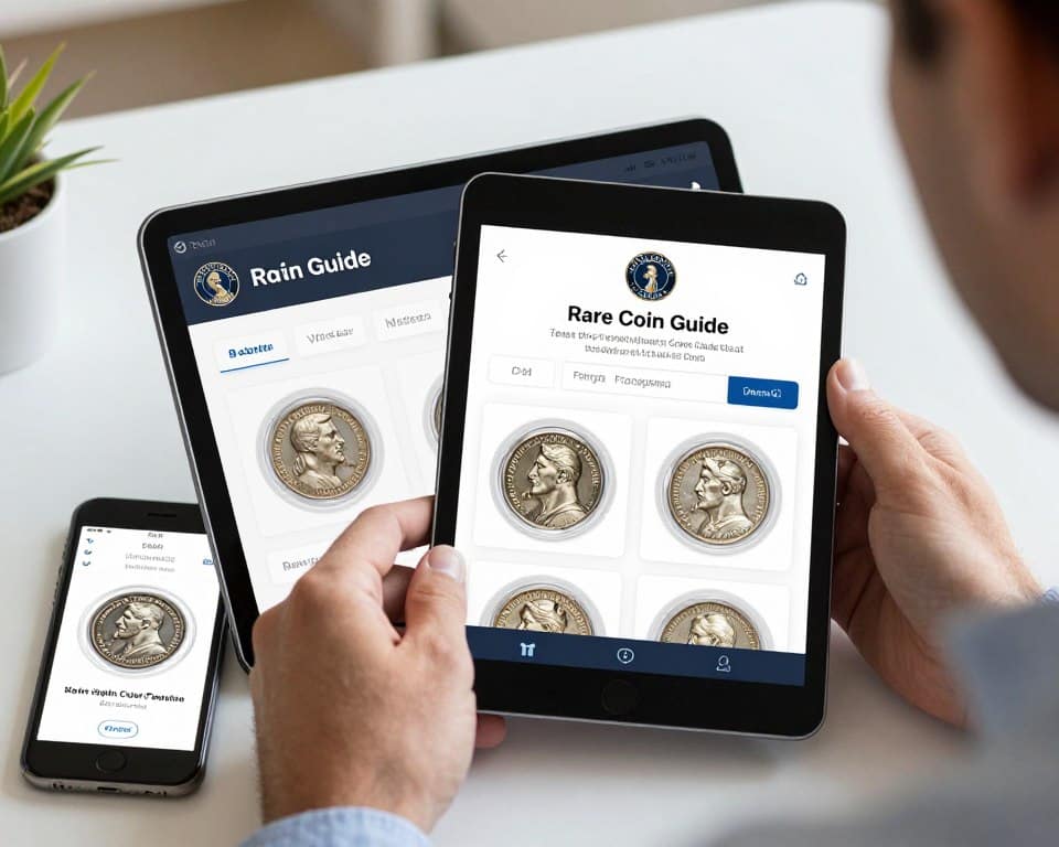 como usar app de identificação de moedas