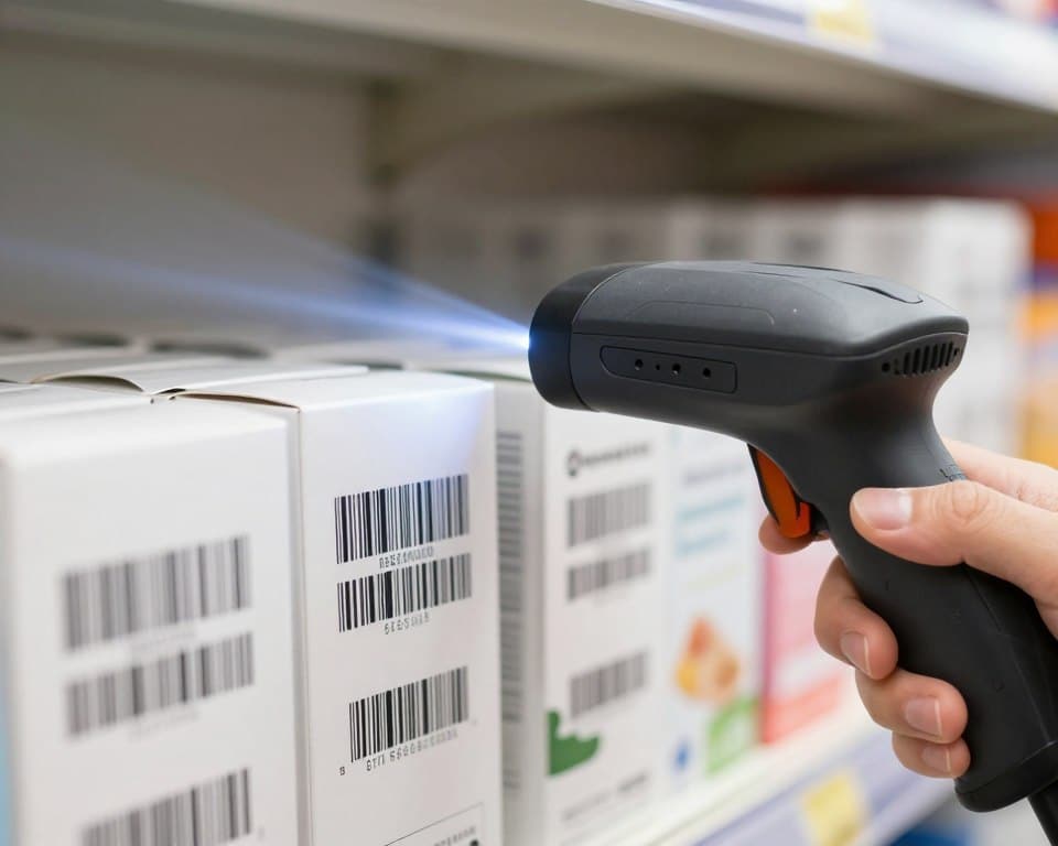 funcionamento do escaneamento de código de barras e imagem