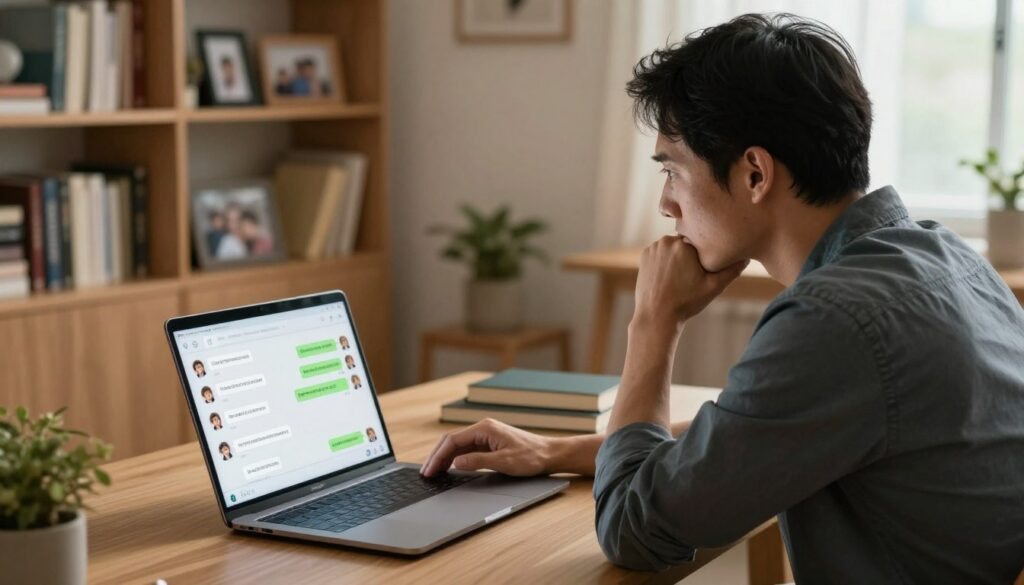 monitoramento de mensagens dos filhos