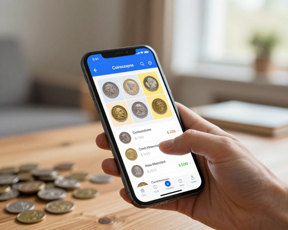 Funcionalidades do aplicativo Coinoscope Funcionalidades do aplicativo Coinoscope
