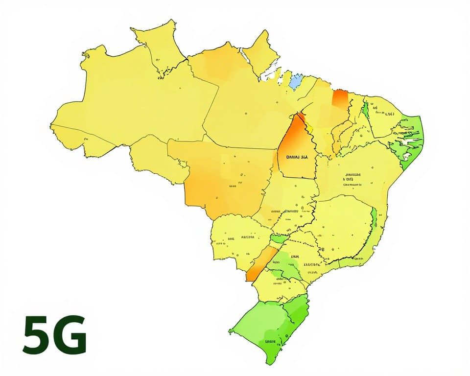 mapa de cobertura 5G Brasil