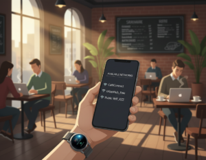 Descubra redes Wi-Fi disponíveis