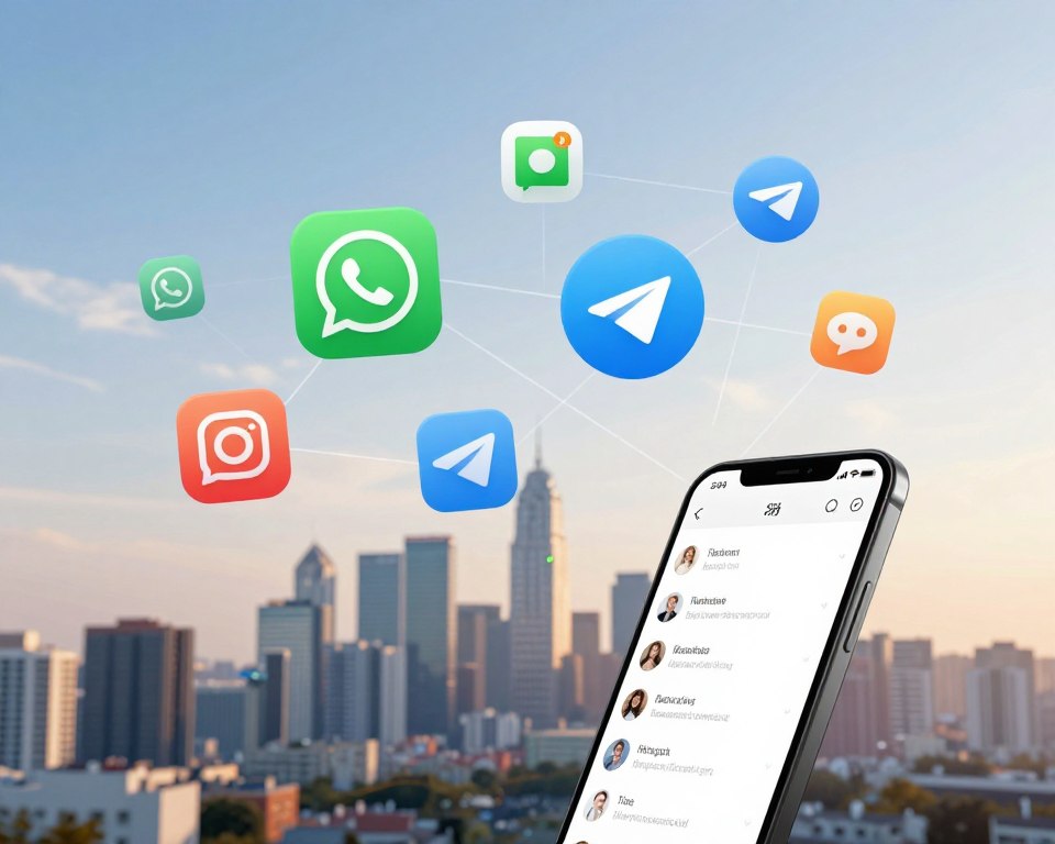 aplicativos de mensagem populares