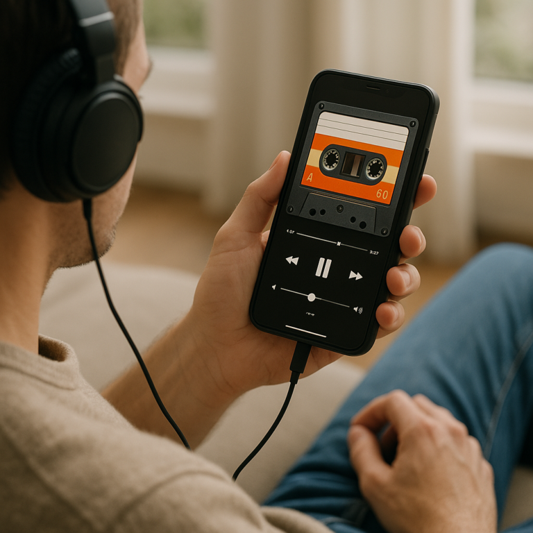 Escute suas músicas antigas no celular