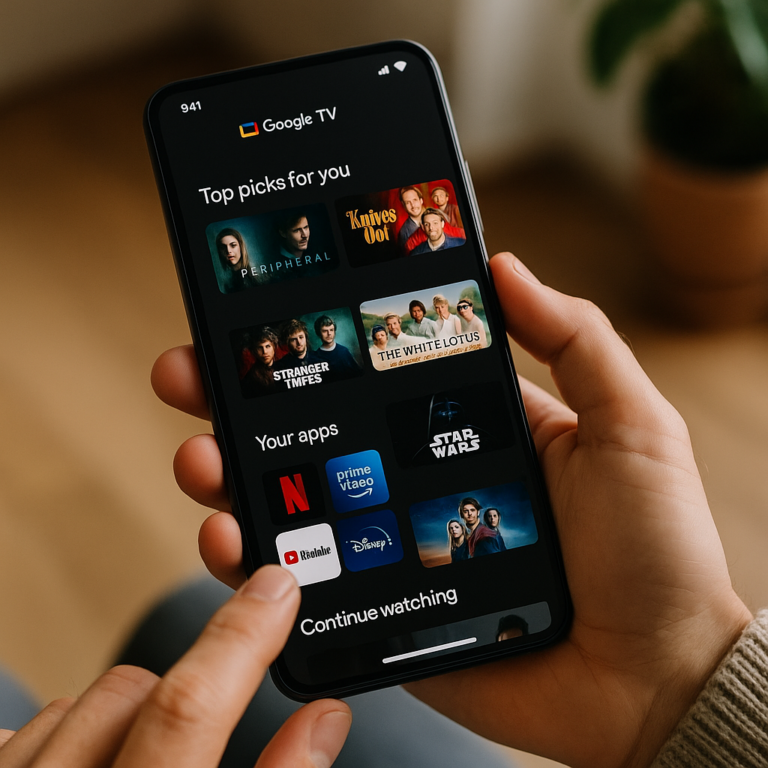 App Google TV: Streaming e Entretenimento
