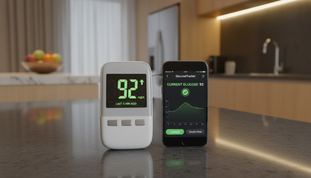 glicosímetro digital conectado