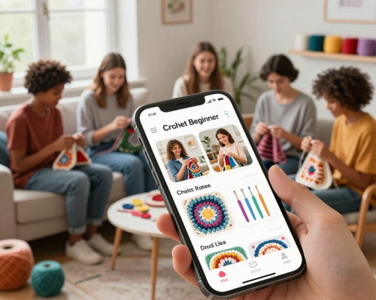 o app de Crochê que transforma iniciantes em artistas