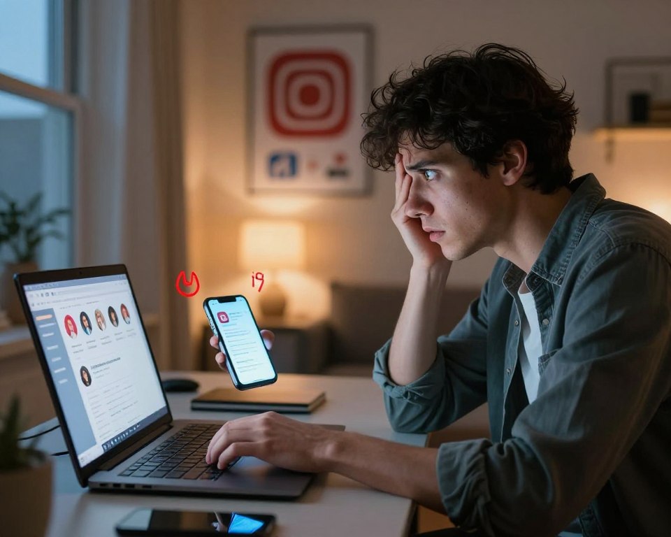 sinais de comportamento suspeito online nas redes sociais