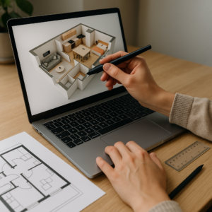 Desenhe sua planta baixa em 3D online