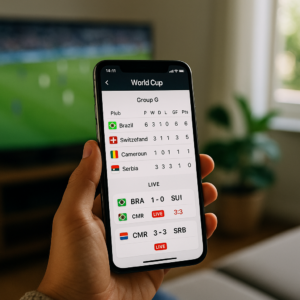 App Tabela e Placares Copa do Mundo em Tempo Real