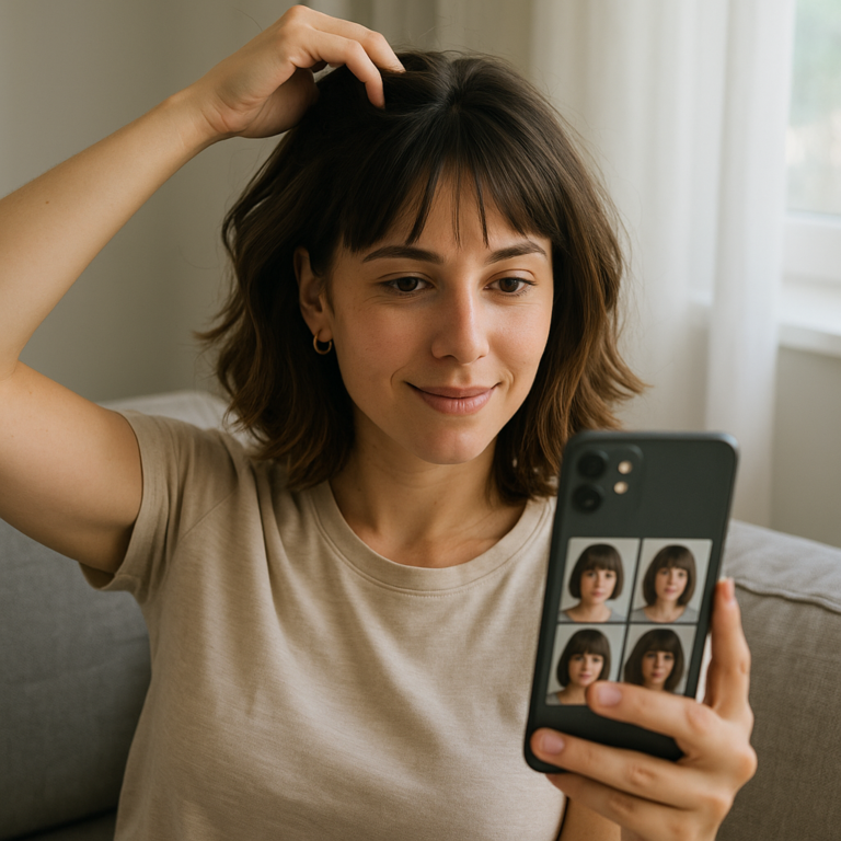 Teste Novos Visuais Antes de Cortar o Cabelo